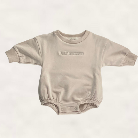 Best Dressed, Cream Romper