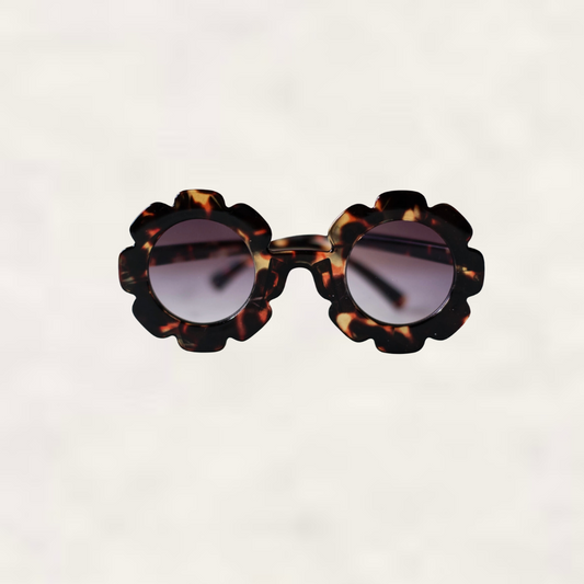 Toddler & Kid Daisy Sunglasses - Amber Tortoise
