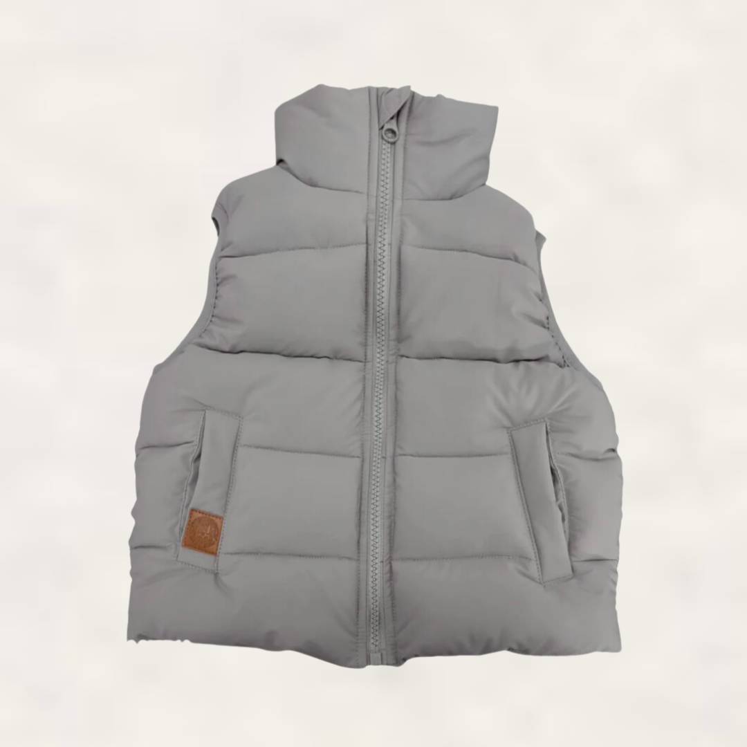 Summit Puffer Vest — Pewter