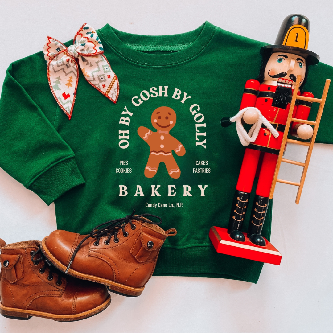 Oh By Gosh By Golly | Gingerbread Christmas Sweatshirt