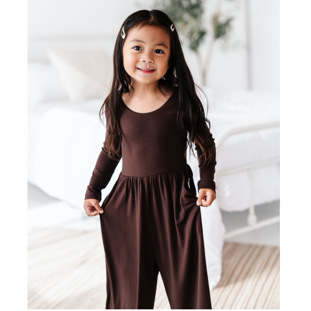 Espresso Wide Leg Romper