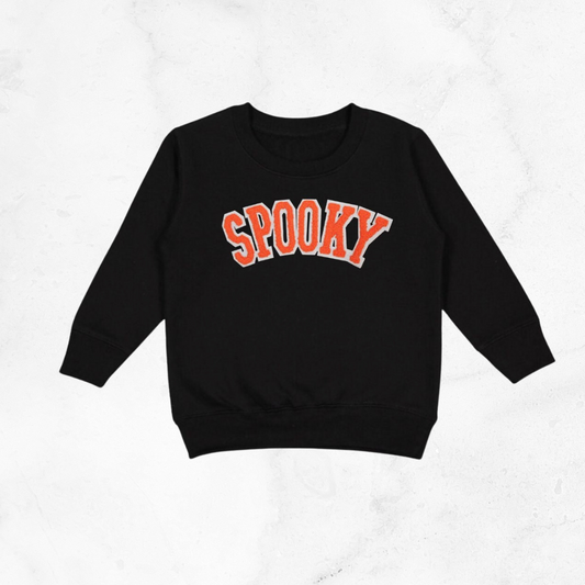 Spooky Patch Halloween Sweatshirt