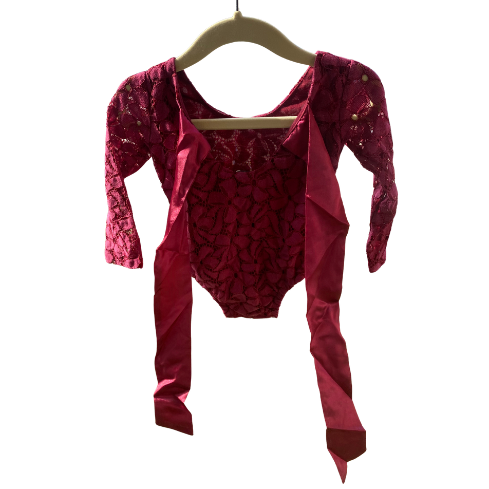 Lace Leotard with Bow
