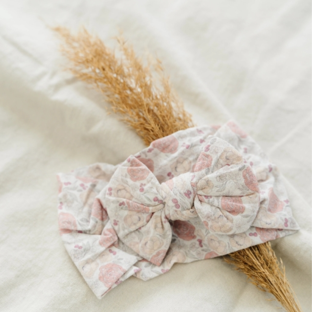 Fall Harvest Floral Nylon Headband