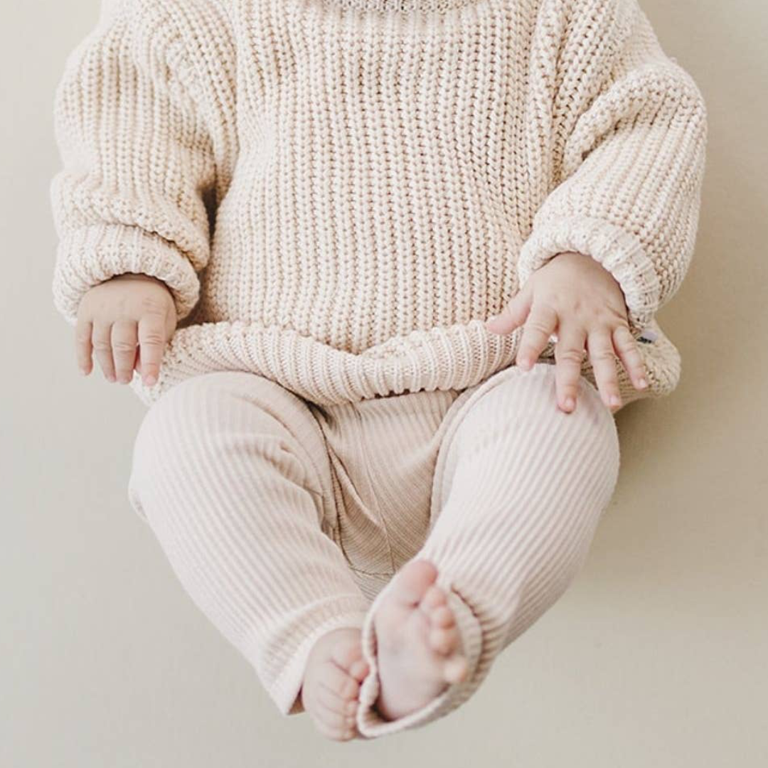 Ribbed Leggings | Vanilla