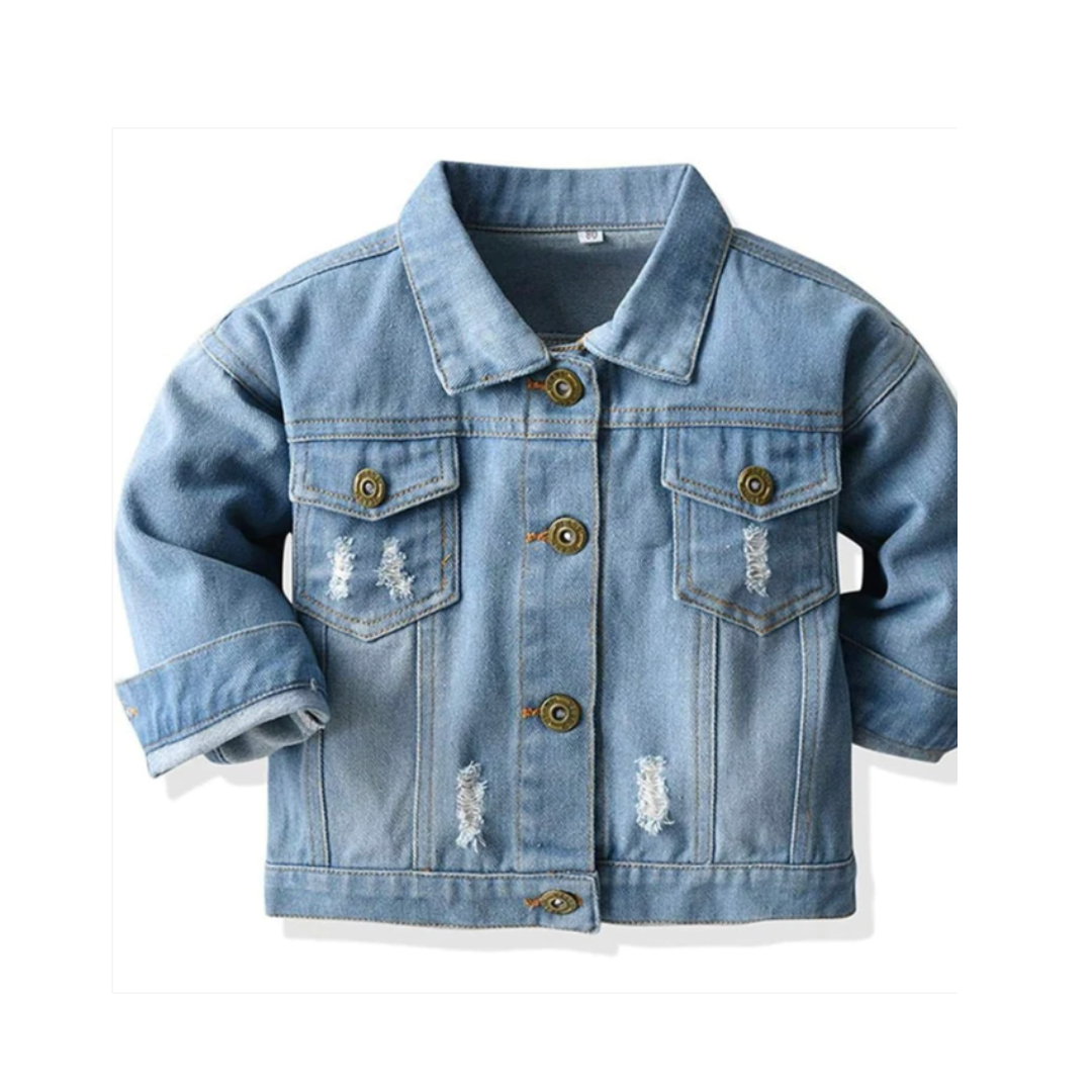 Distressed Denim Jacket