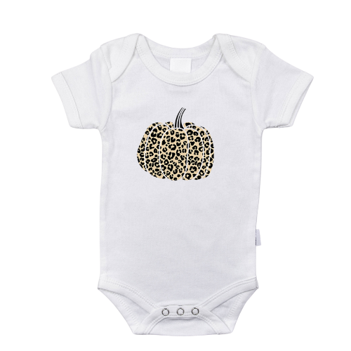 Leopard Print Pumpkin Bodysuit
