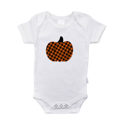Plaid Pumpkin Bodysuit