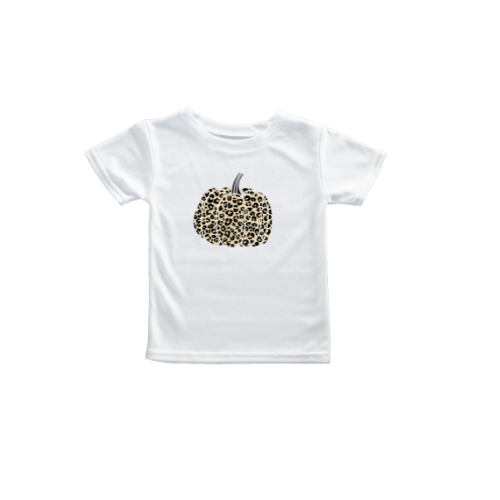 Leopard Print Pumpkin T-Shirt