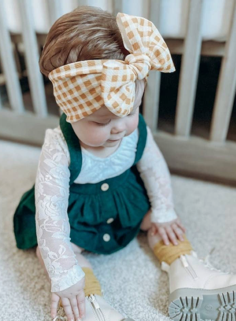 Fallon Corduroy Suspender Skirt - Feelin' Pine