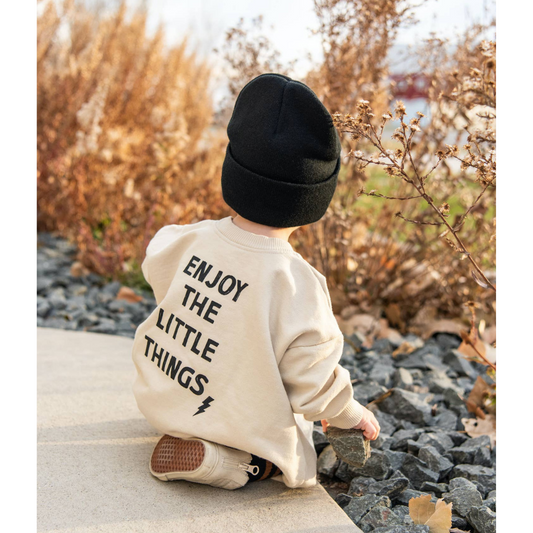 Enjoy The Little Things Romper, Cream