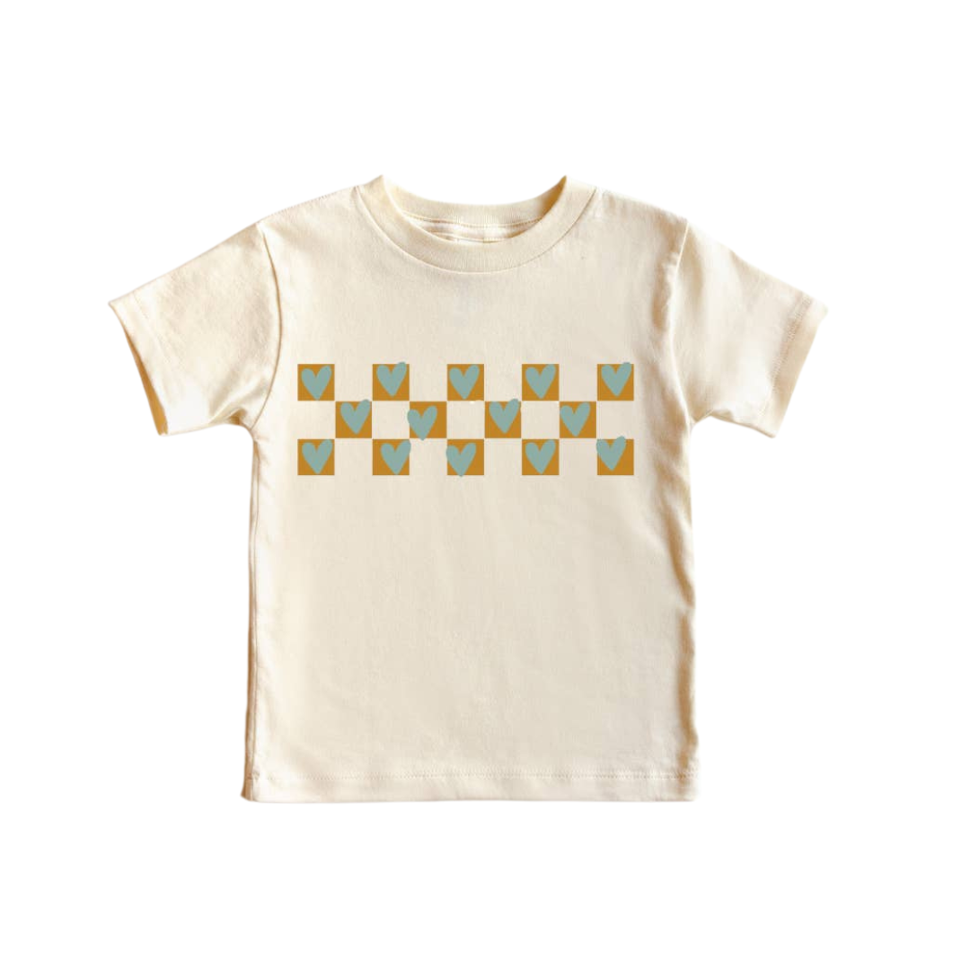 Checker Hearts Tee