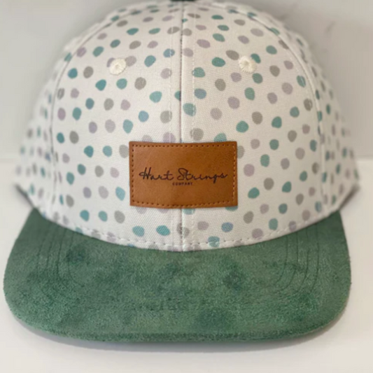 Snap Back Hat — Polka Dot