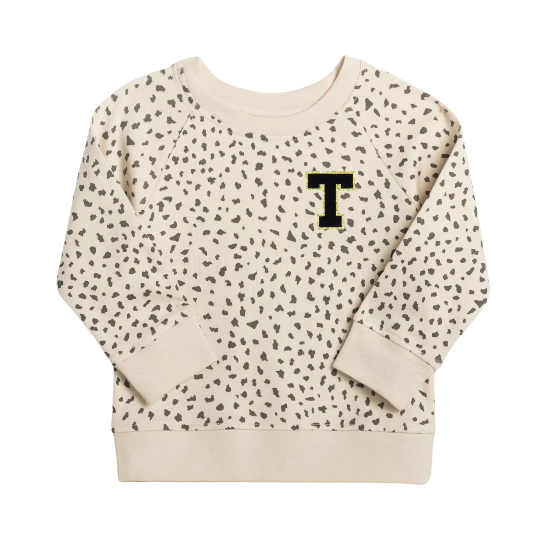 Personalized Pullover - Cheetah / Pewter